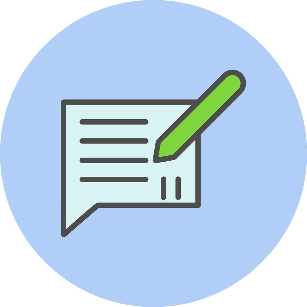 Feed Back Vector  Icon