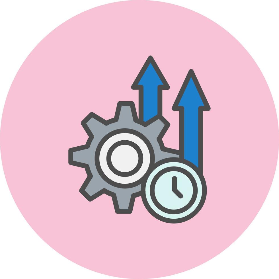 icono de vector de productividad