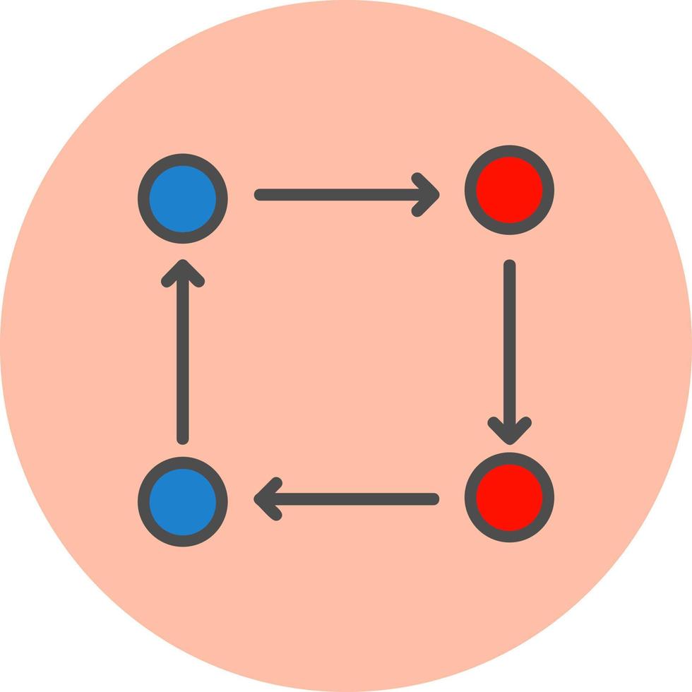 icono de vector de ciclo de adaptación