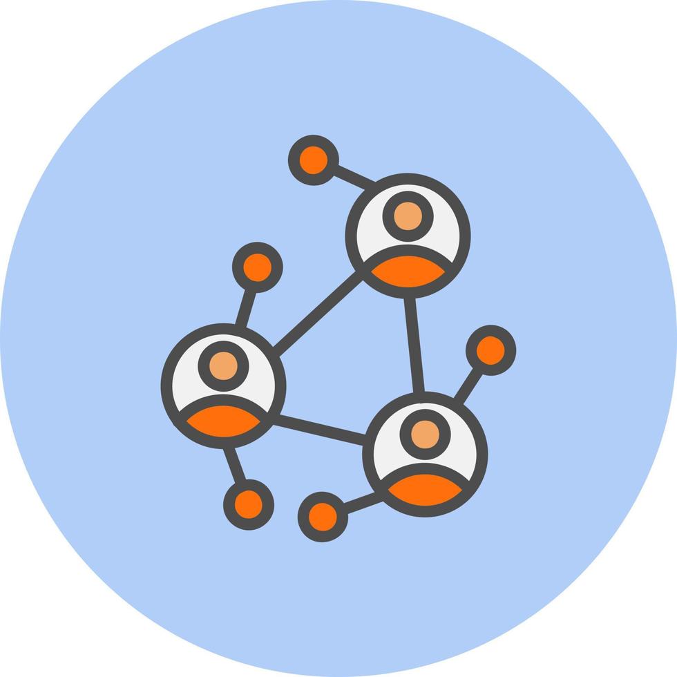 Networking Vector  Icon