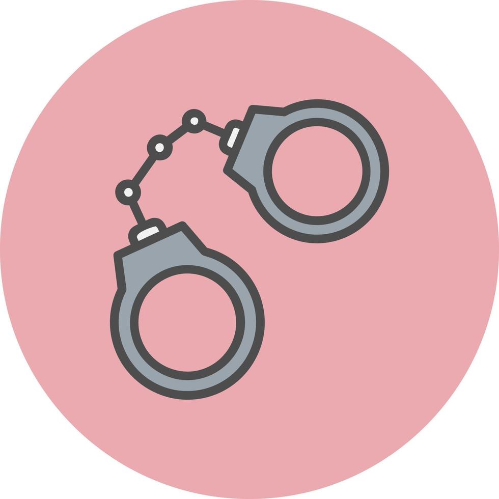 Hand Cuffs Vector  Icon