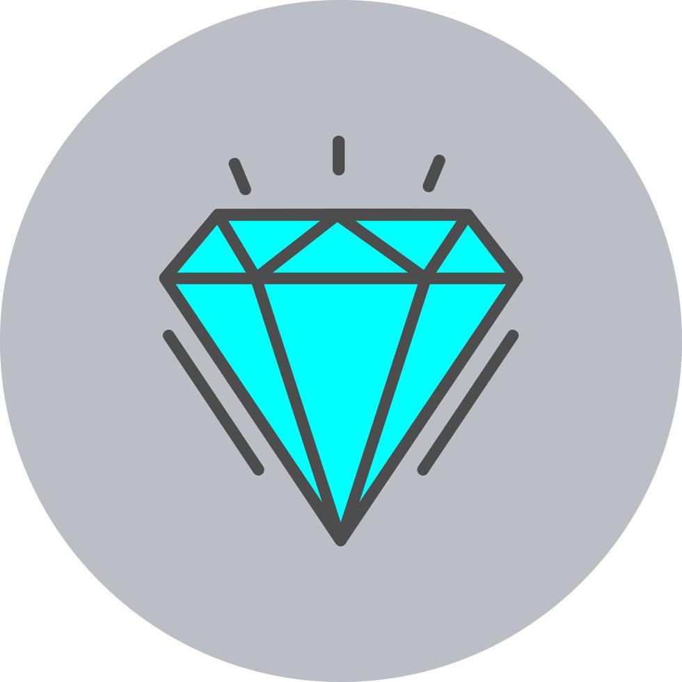 icono de vector de diamante