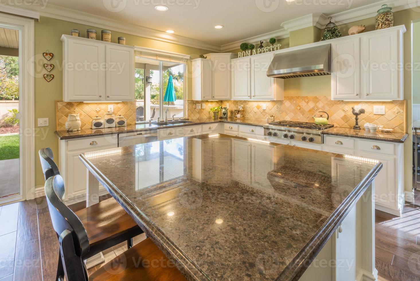 Beautiful Custom Kitchen Interior photo