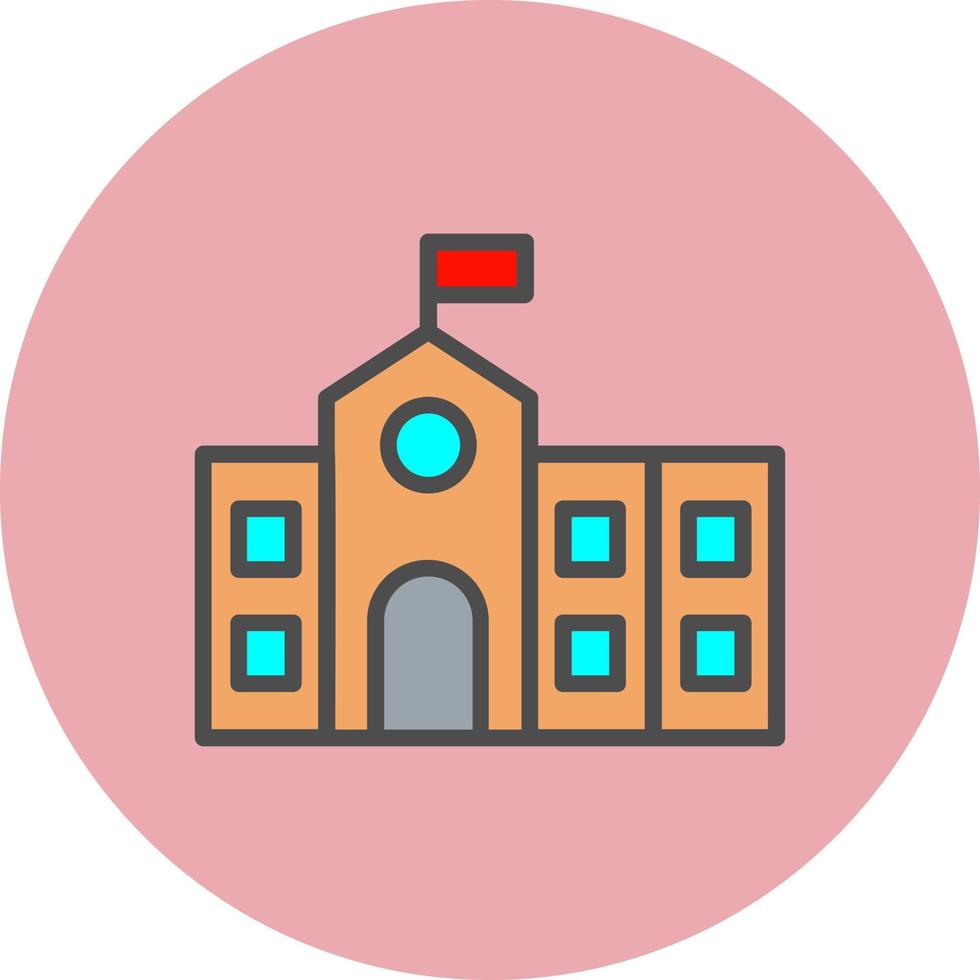 icono de vector de campus