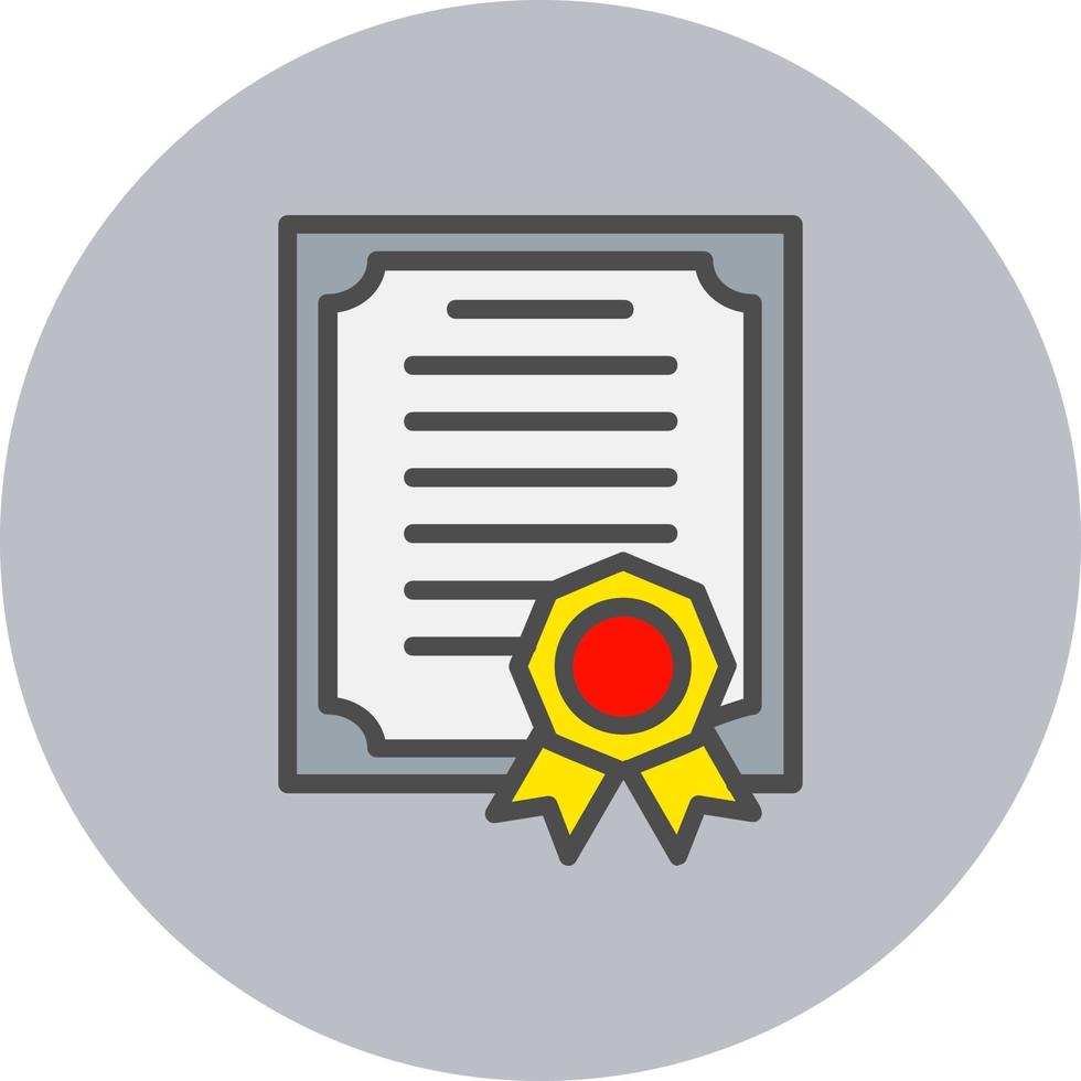 icono de vector de diploma