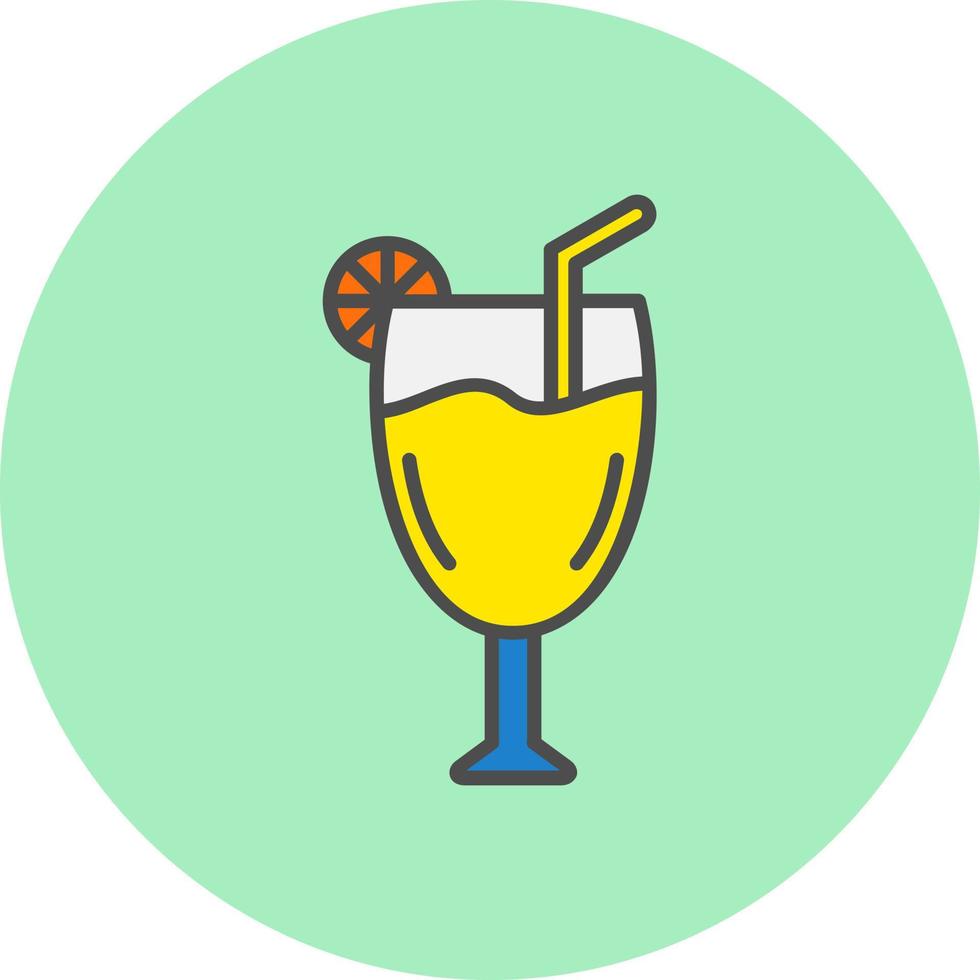 icono de vector de coctel