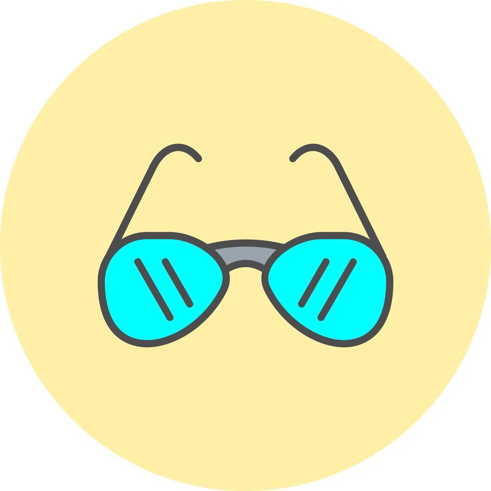 icono de vector de gafas