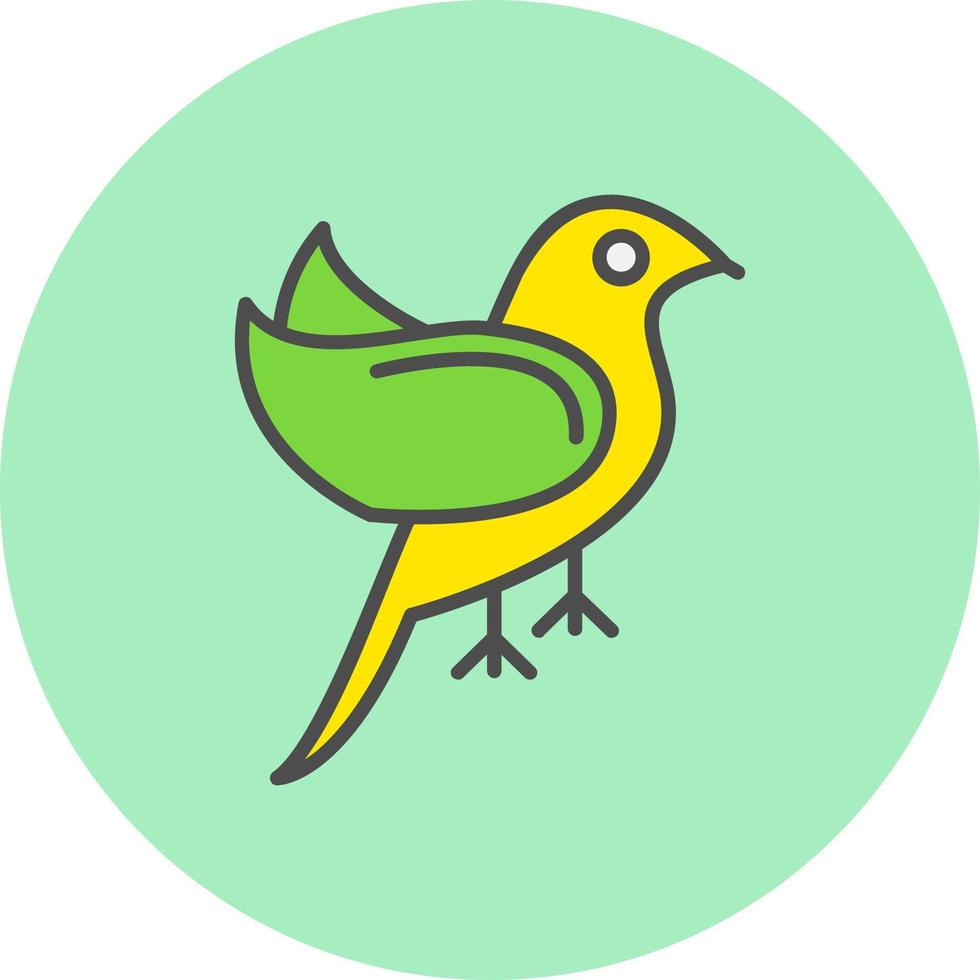 icono de vector de pájaro