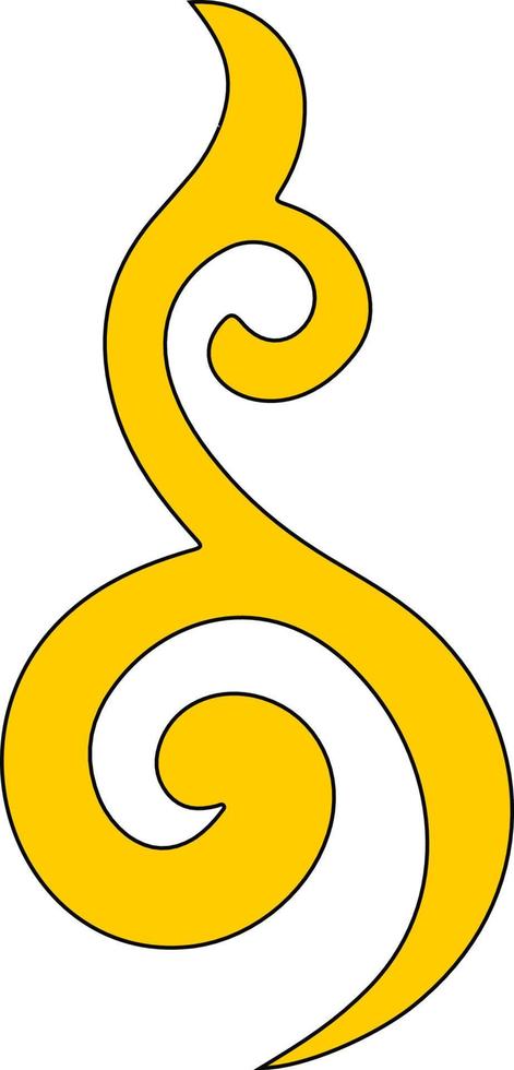 MInimalism floral ornament v4 vector