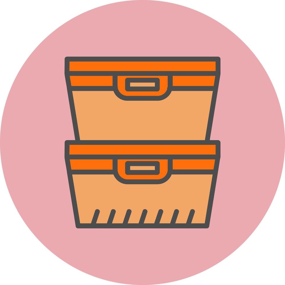 Food Container Icon vector