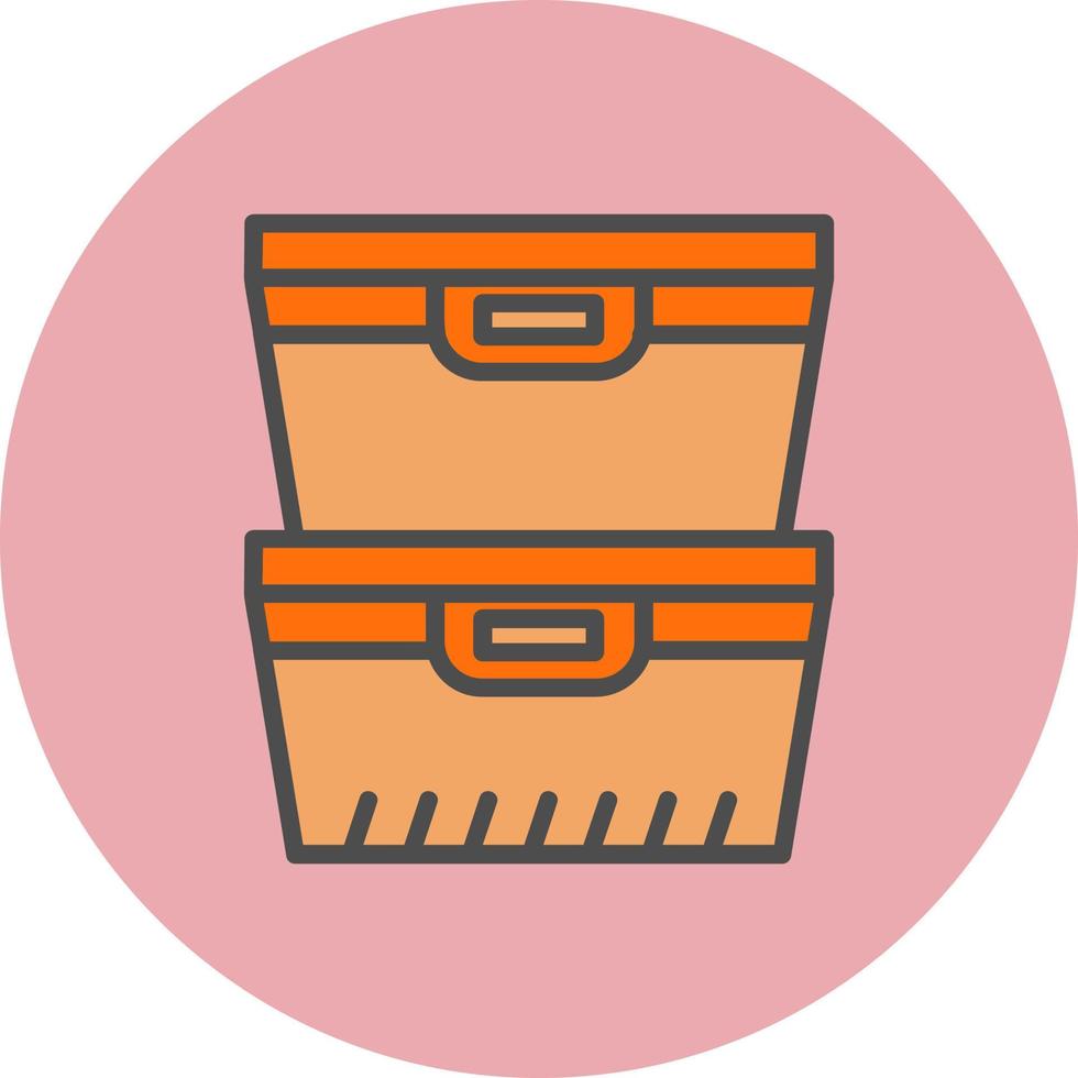 Food Container Icon vector