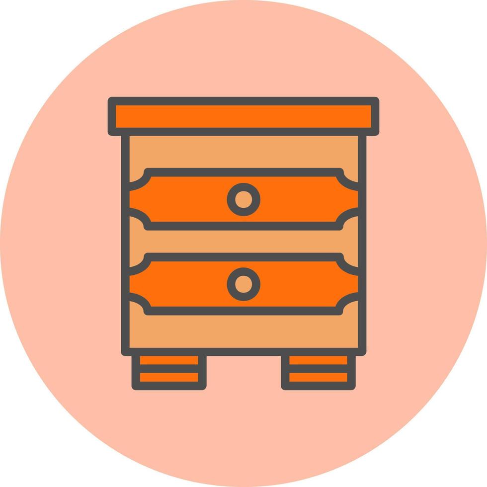 Night Stand  Icon vector
