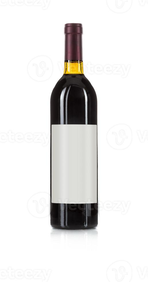 Bottle of wine mock-up photo