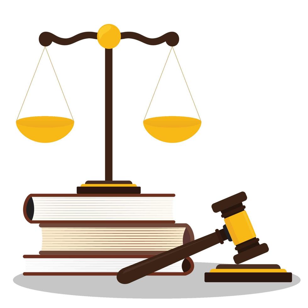 Legal law justice court vector illustration graphic