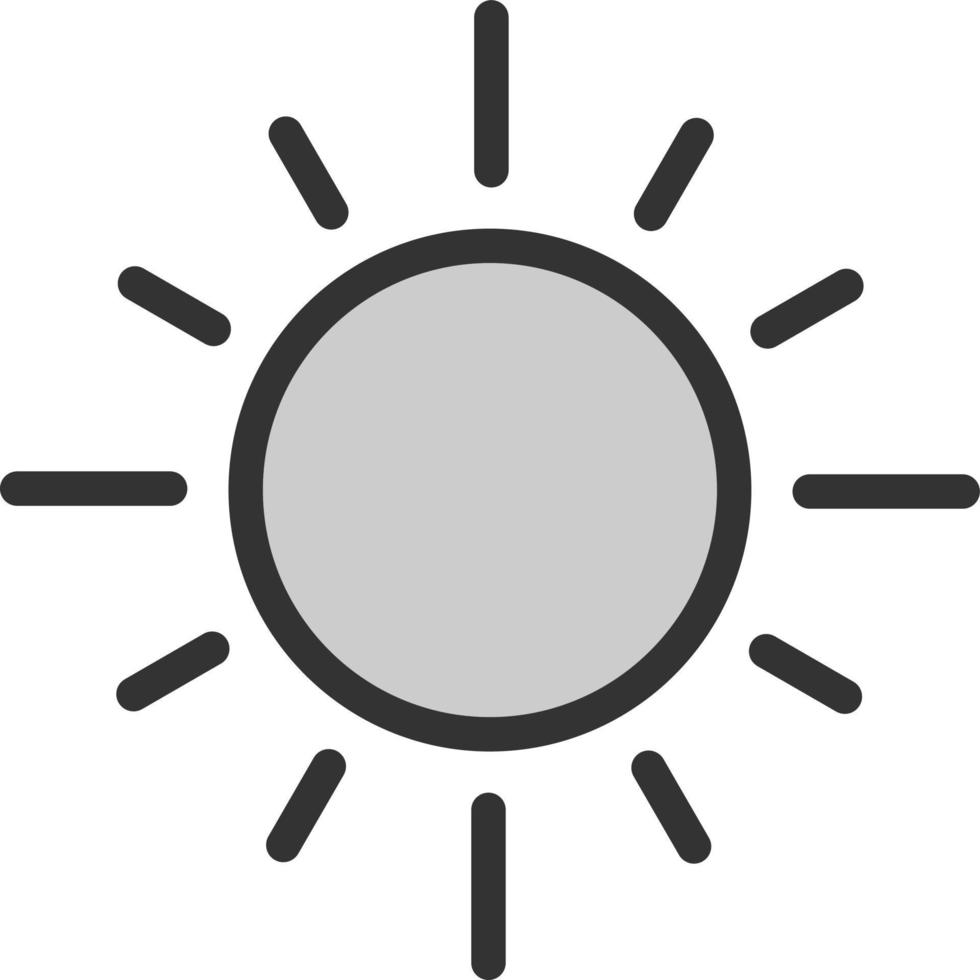 Sun Vector Icon Design