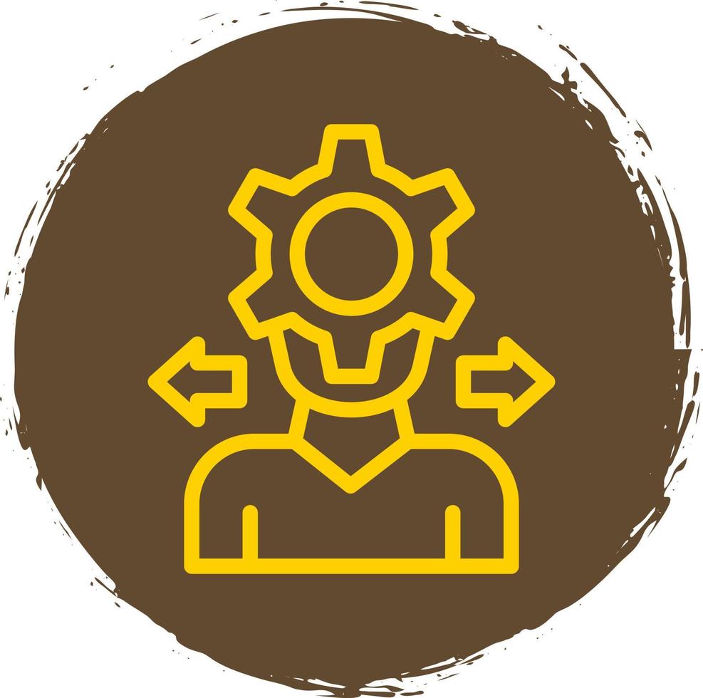 Decision Making Process Vector Icon Design