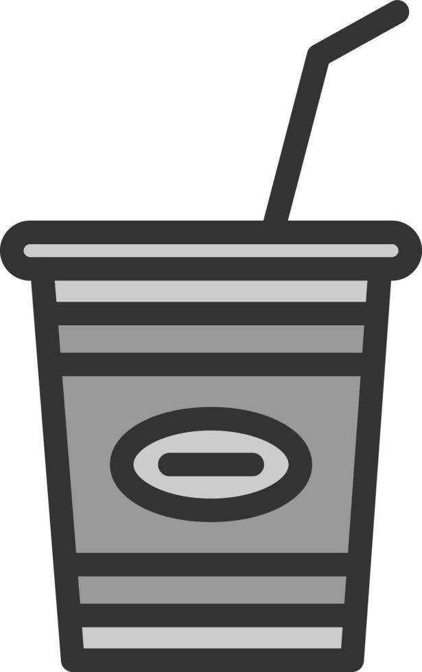 Milkshake Vector Icon Design
