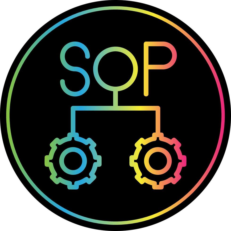 diseño de icono de vector de sop