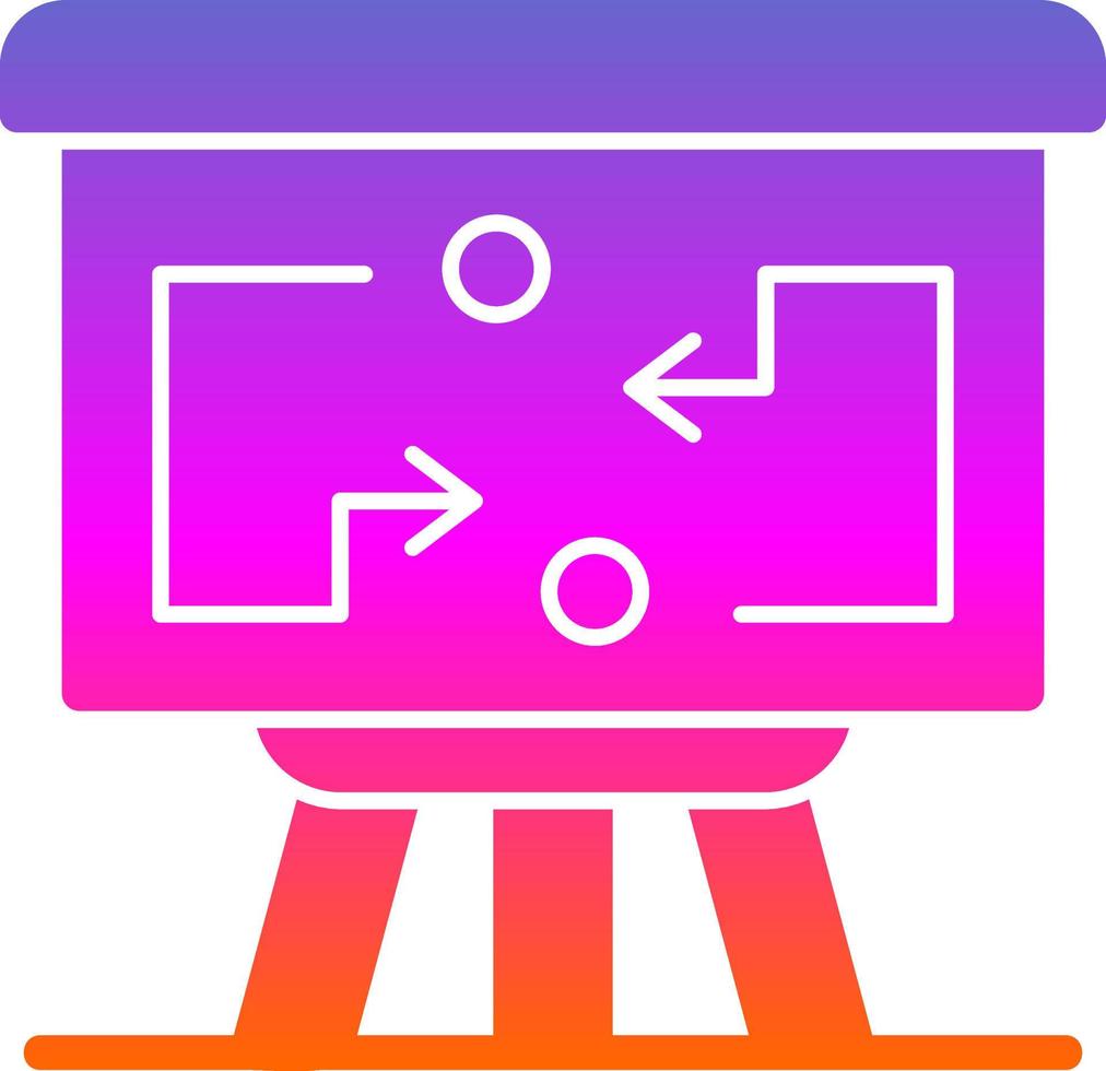 Workflow Vector Icon Design