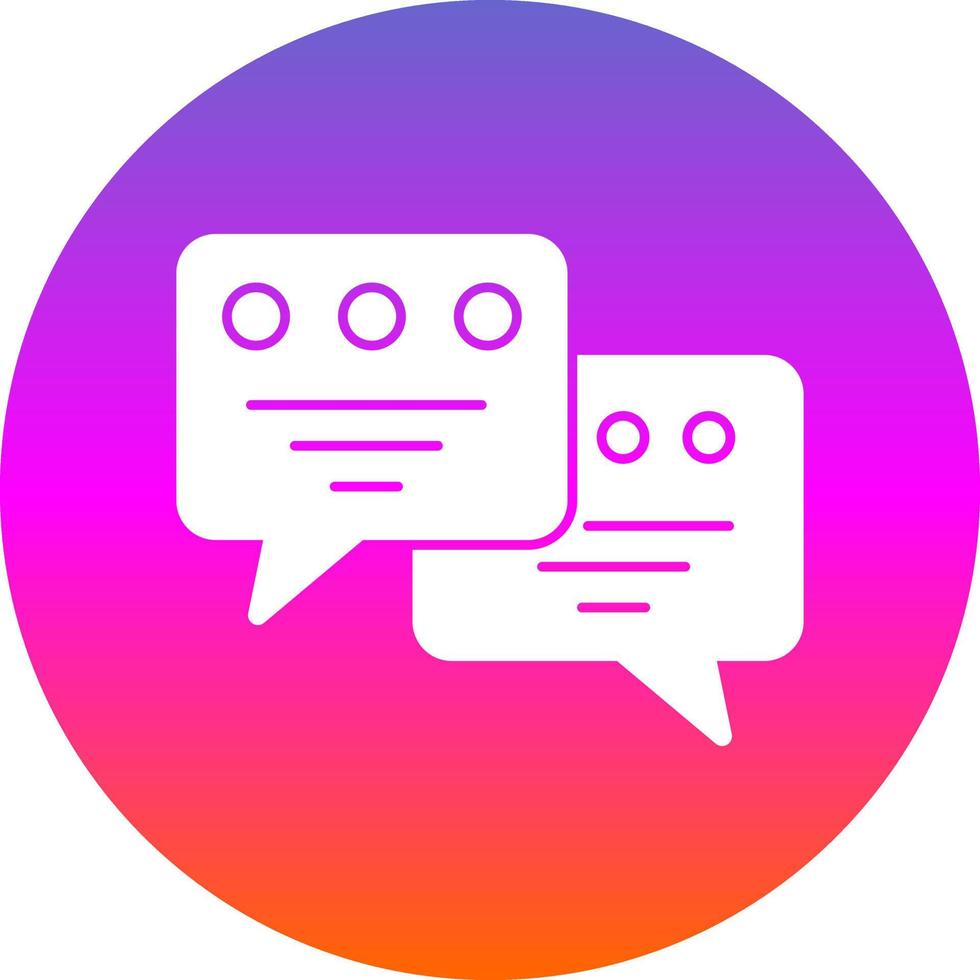 Communication Vector Icon Design