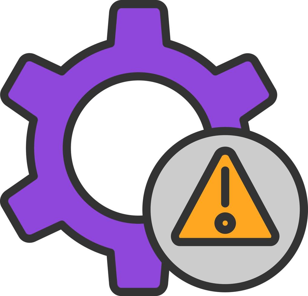 Risk Management Vector Icon Design