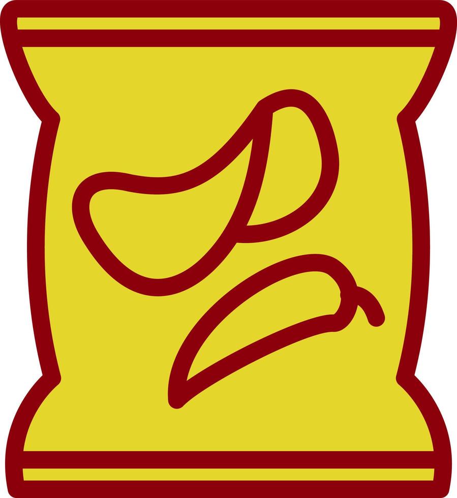 Chips pack Vector Icon Design