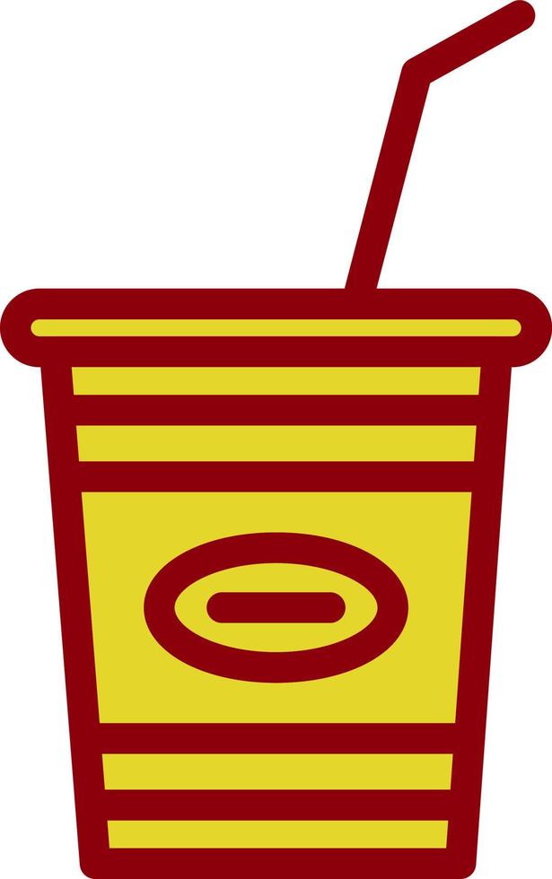 Milkshake Vector Icon Design