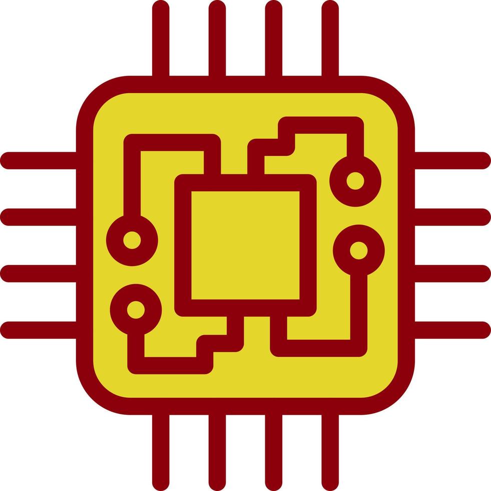 Processor Vector Icon Design