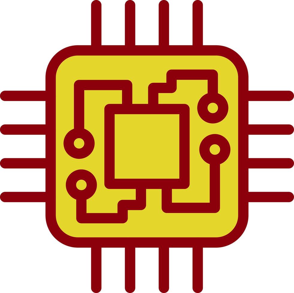 Processor Vector Icon Design