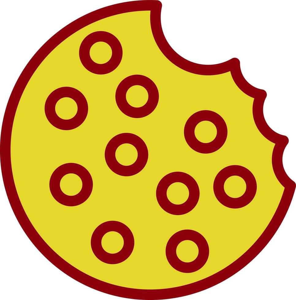 Cookie Vector Icon Design