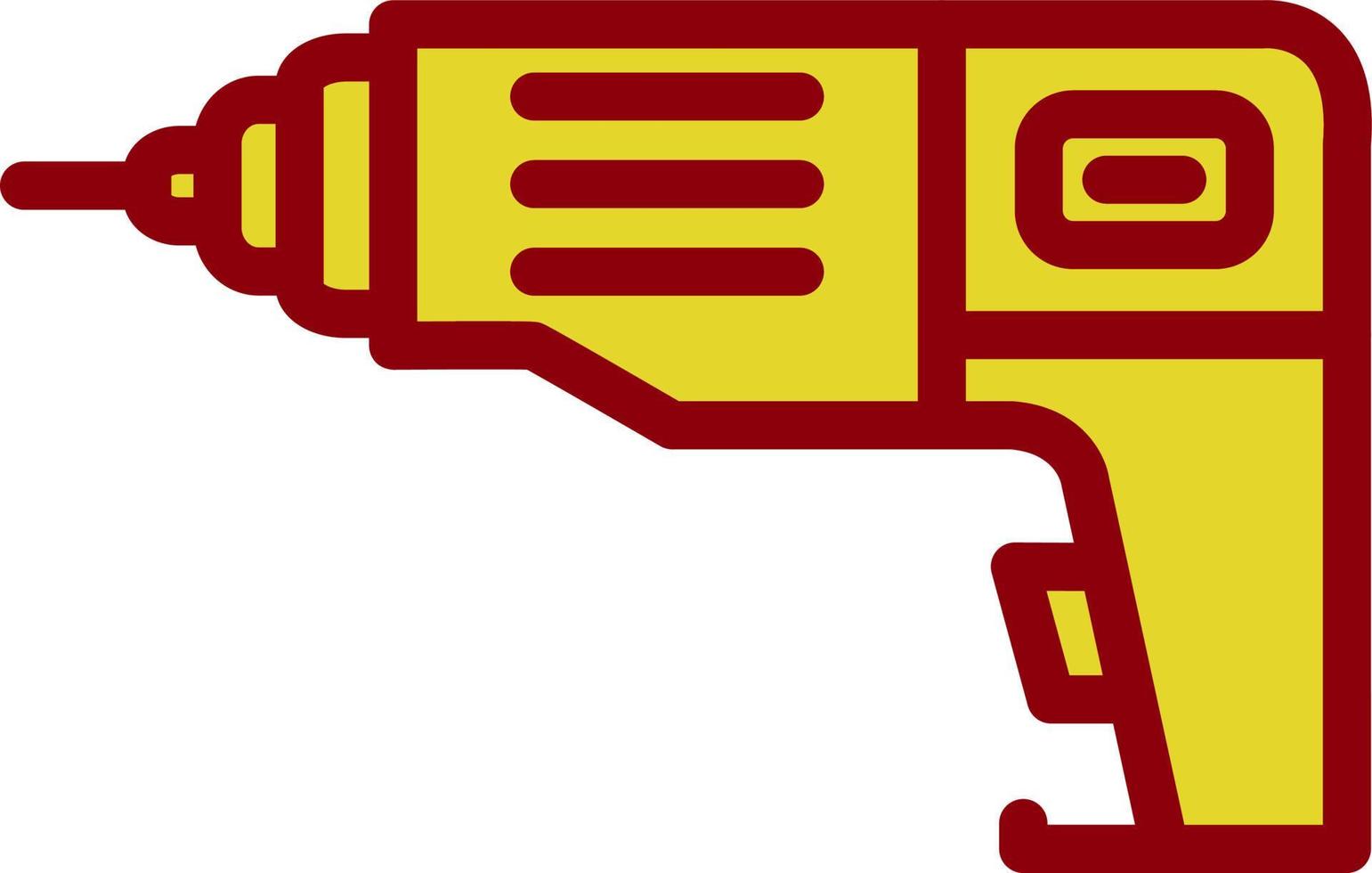 Drill Machine Vector Icon Design