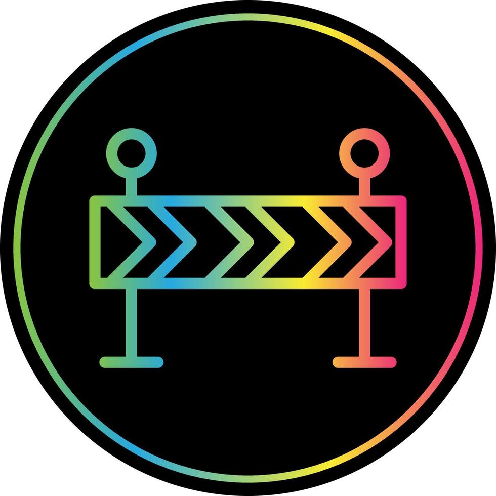Barricade Vector Icon Design