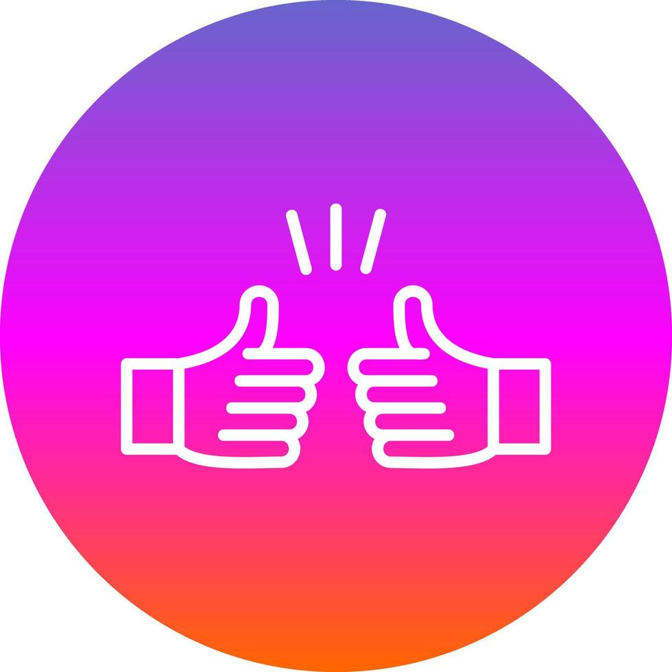 Bumping Vector Icon Design