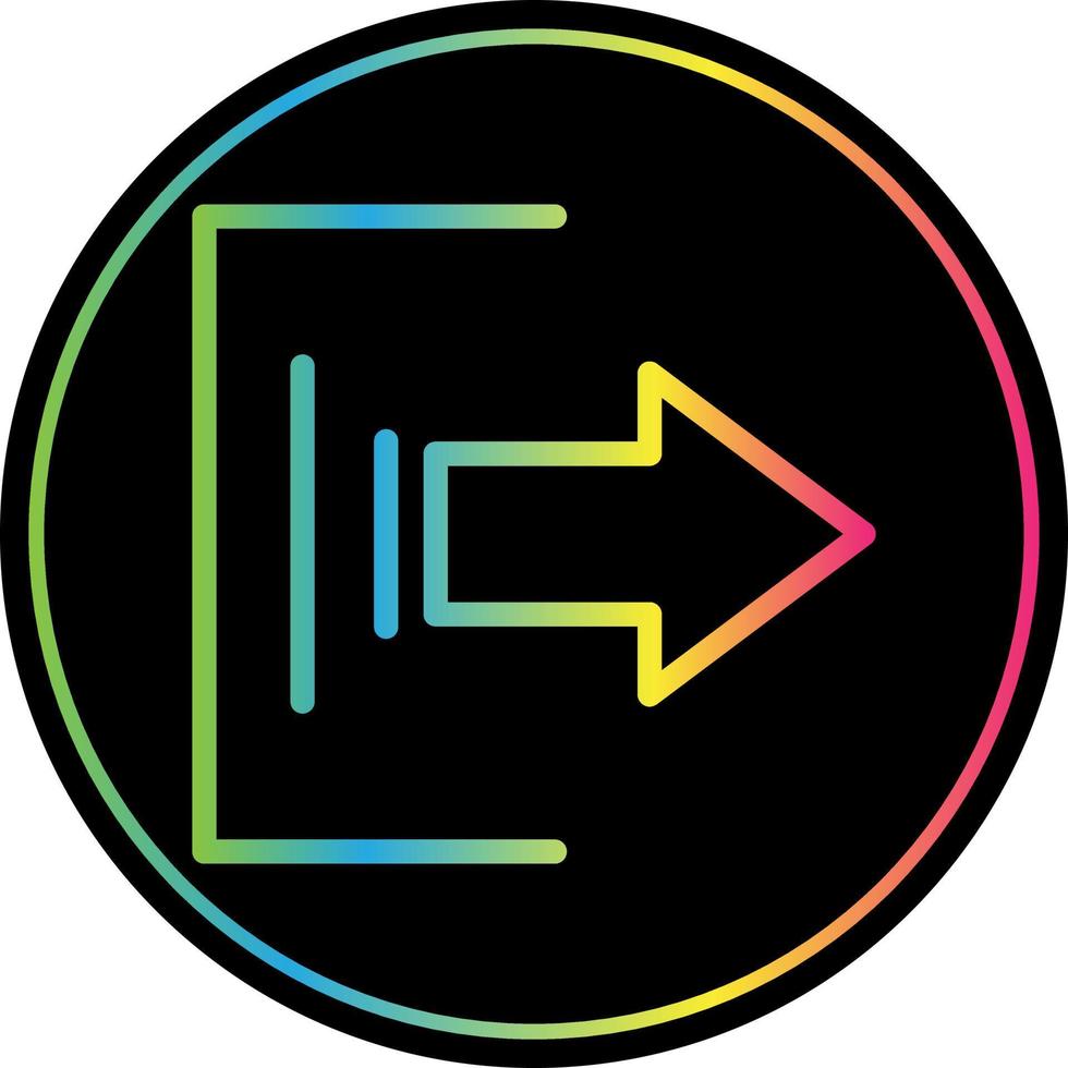 Logout Vector Icon Design