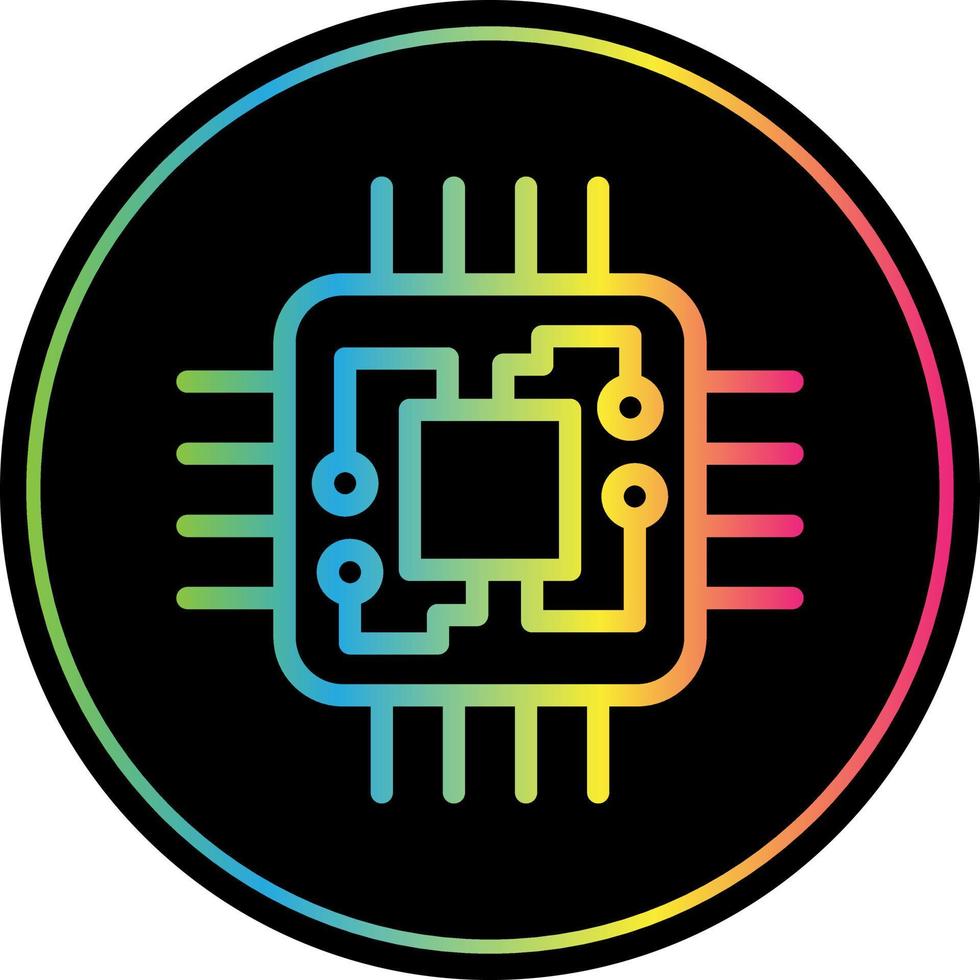 Processor Vector Icon Design