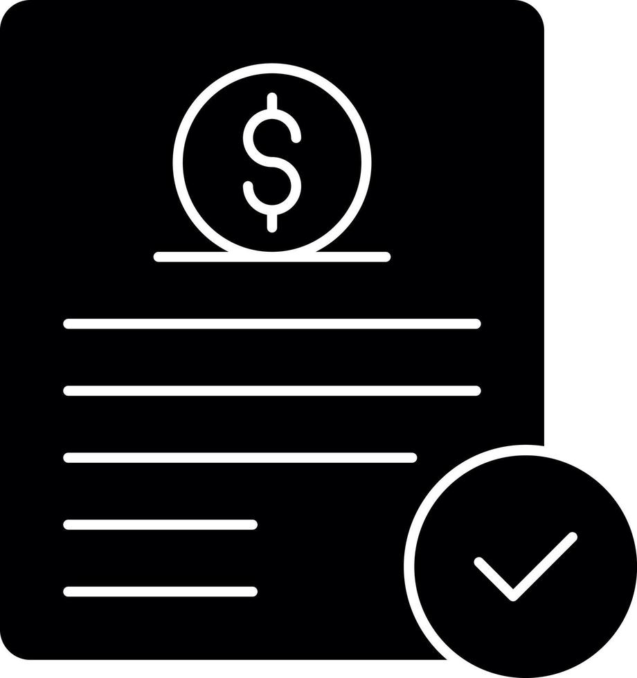 Investment Agreement Vector Icon Design