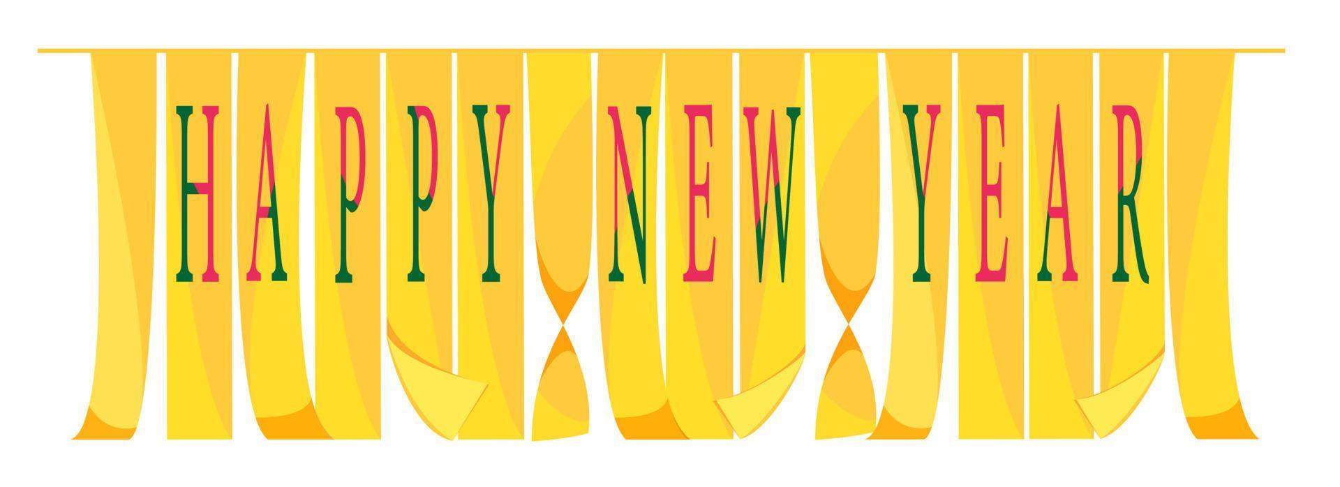 HNY Flying Flag vector