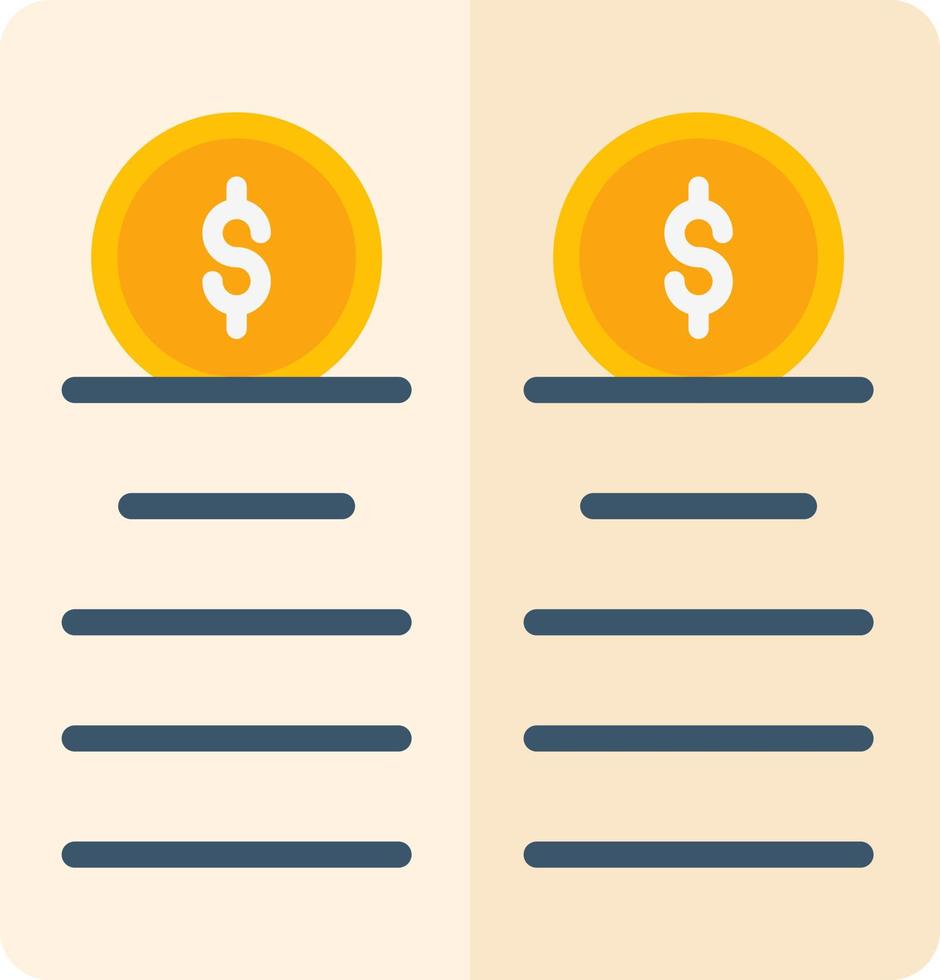 Balance Sheet Vector Icon Design