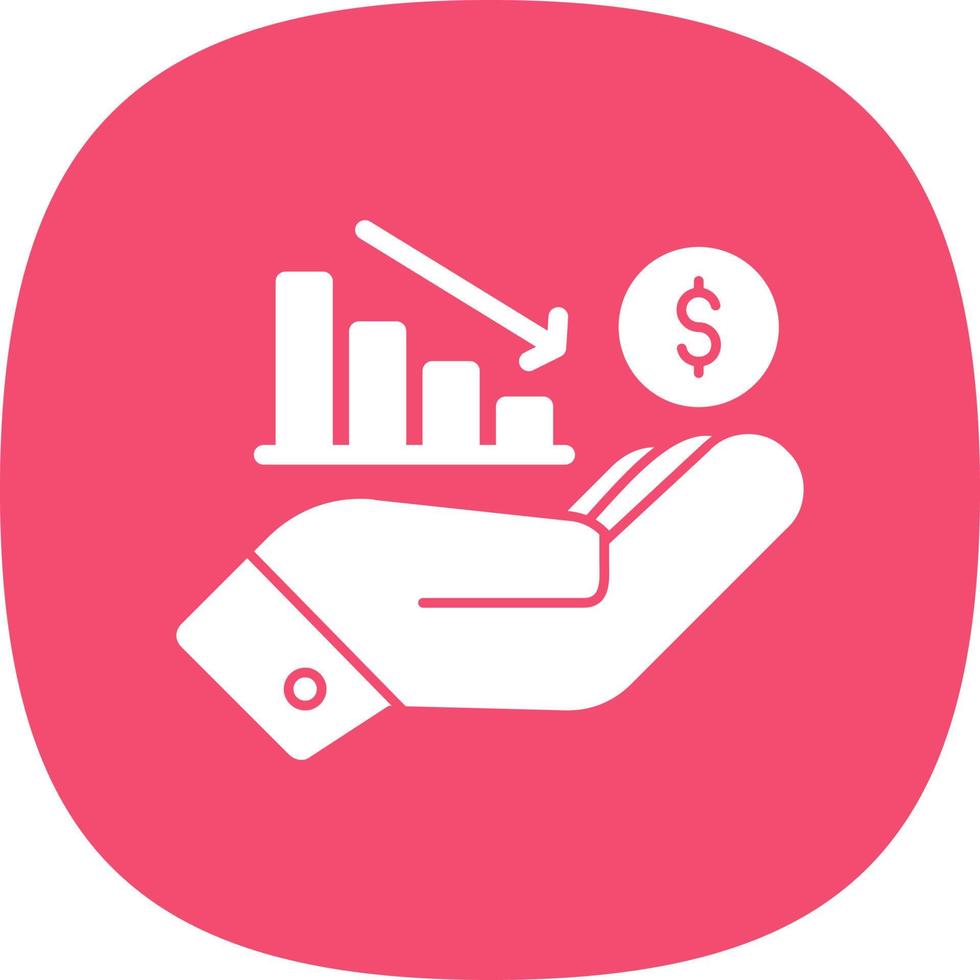 Loss Vector Icon Design
