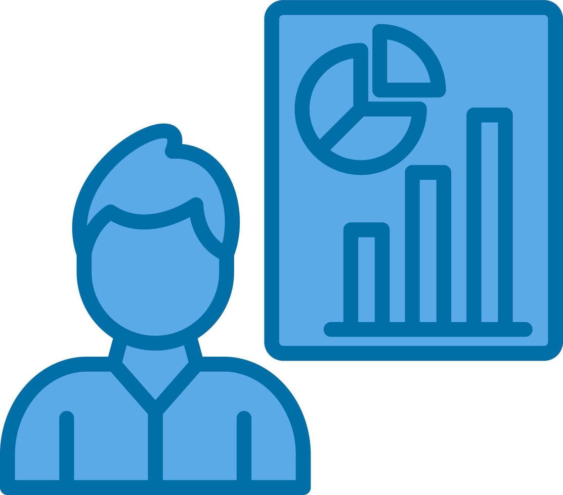 Analyst Vector Icon Design