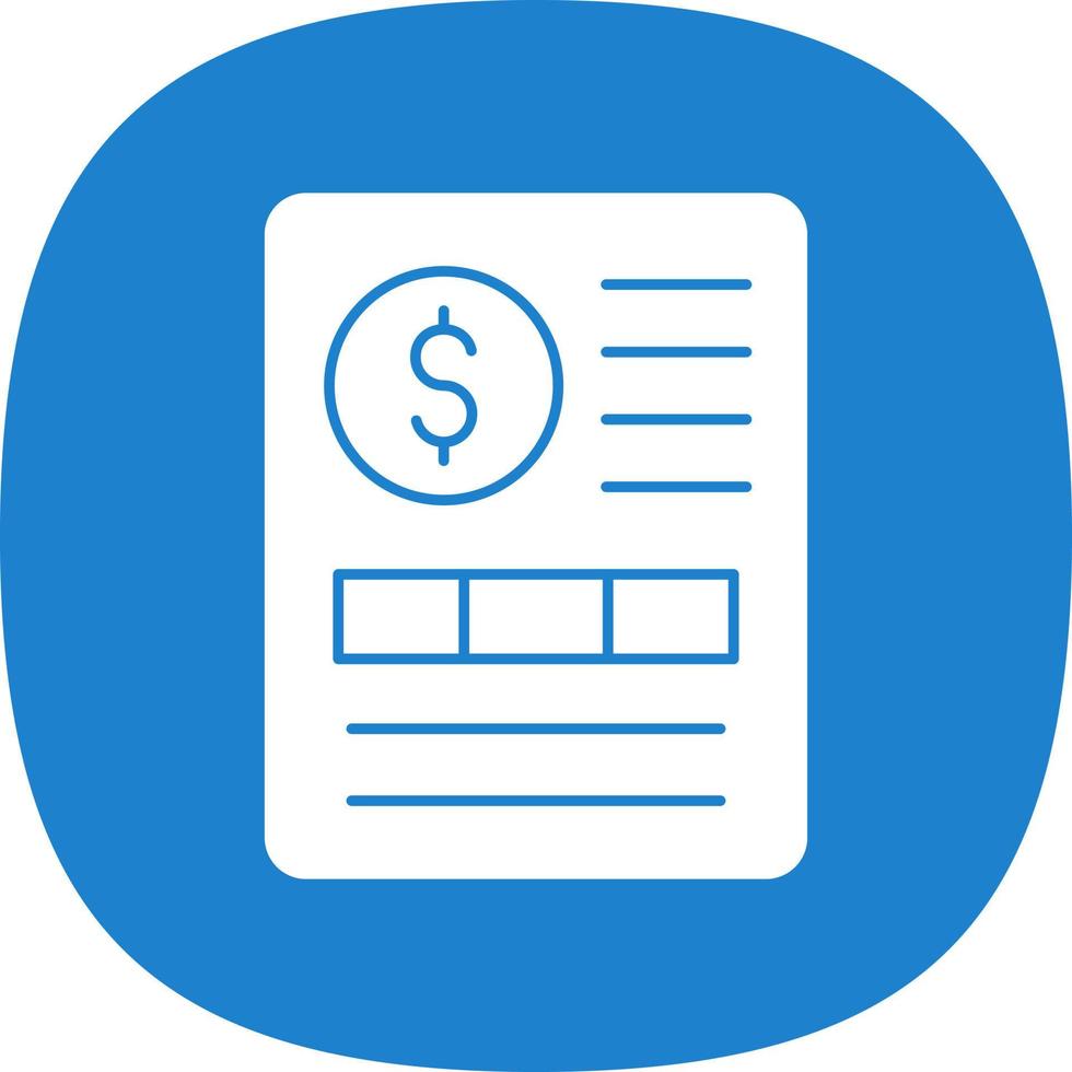 Invoice Vector Icon Design