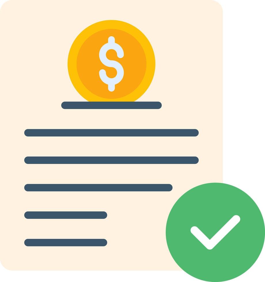 Investment Agreement Vector Icon Design