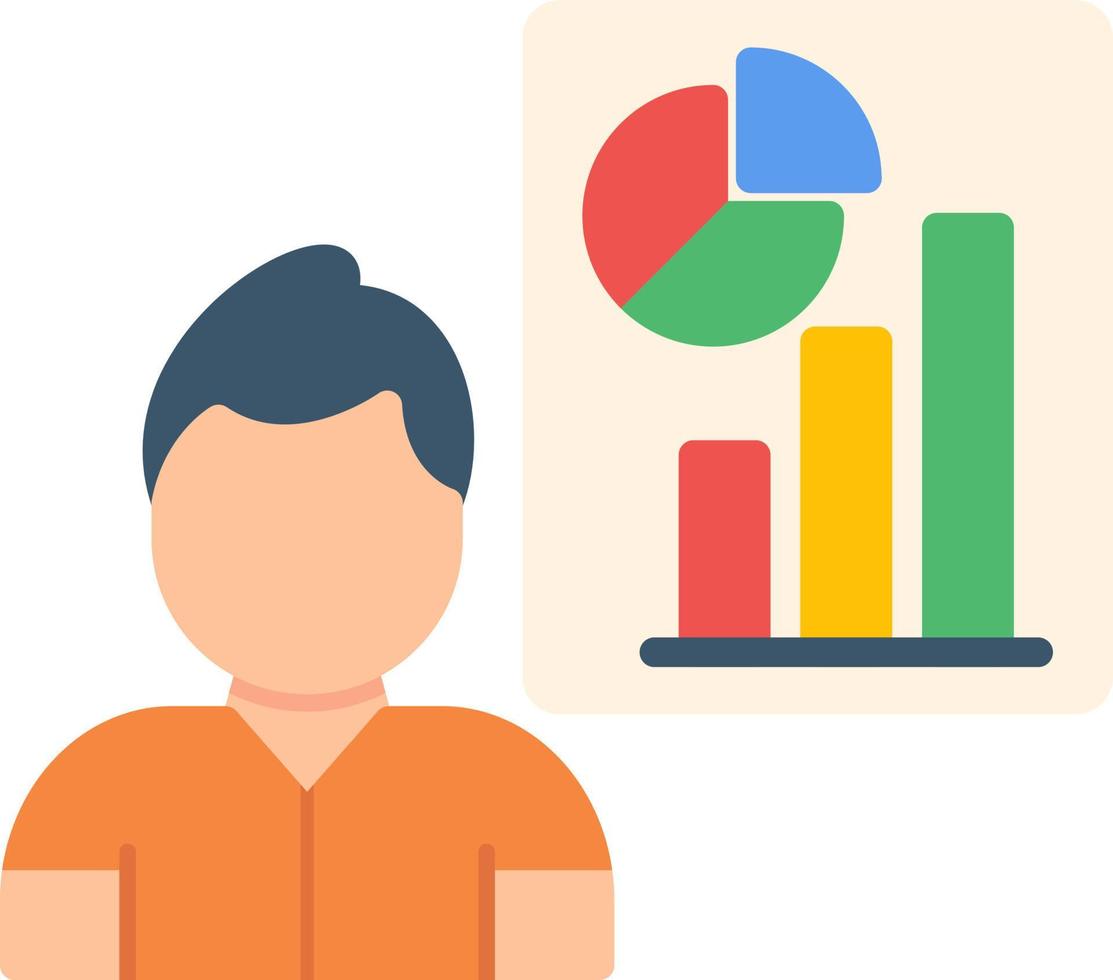 Analyst Vector Icon Design