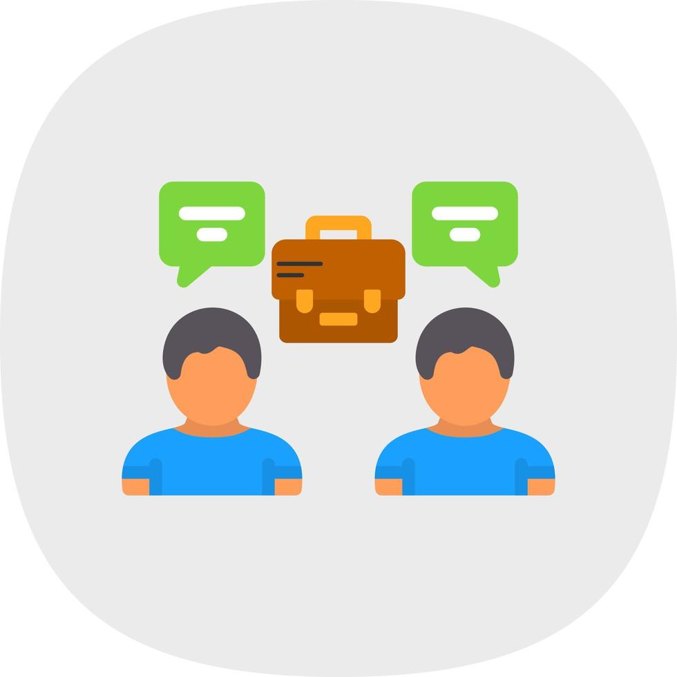 Business Meeting Vector Icon Design