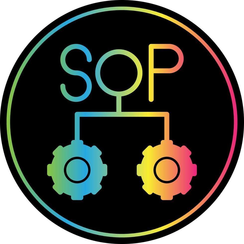 diseño de icono de vector de sop