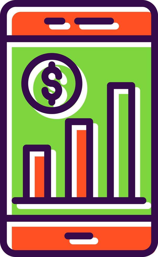 Online Investment Vector Icon Design