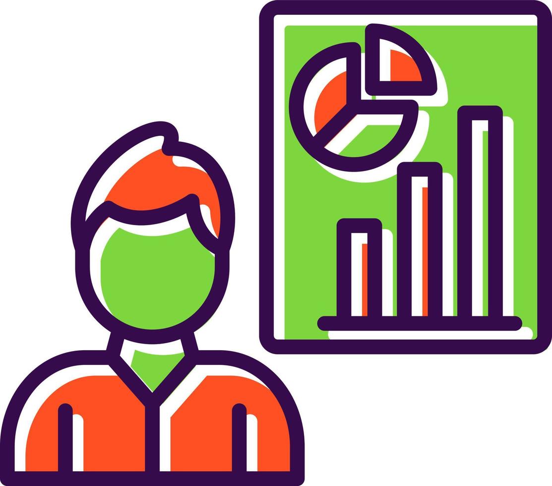 Analyst Vector Icon Design