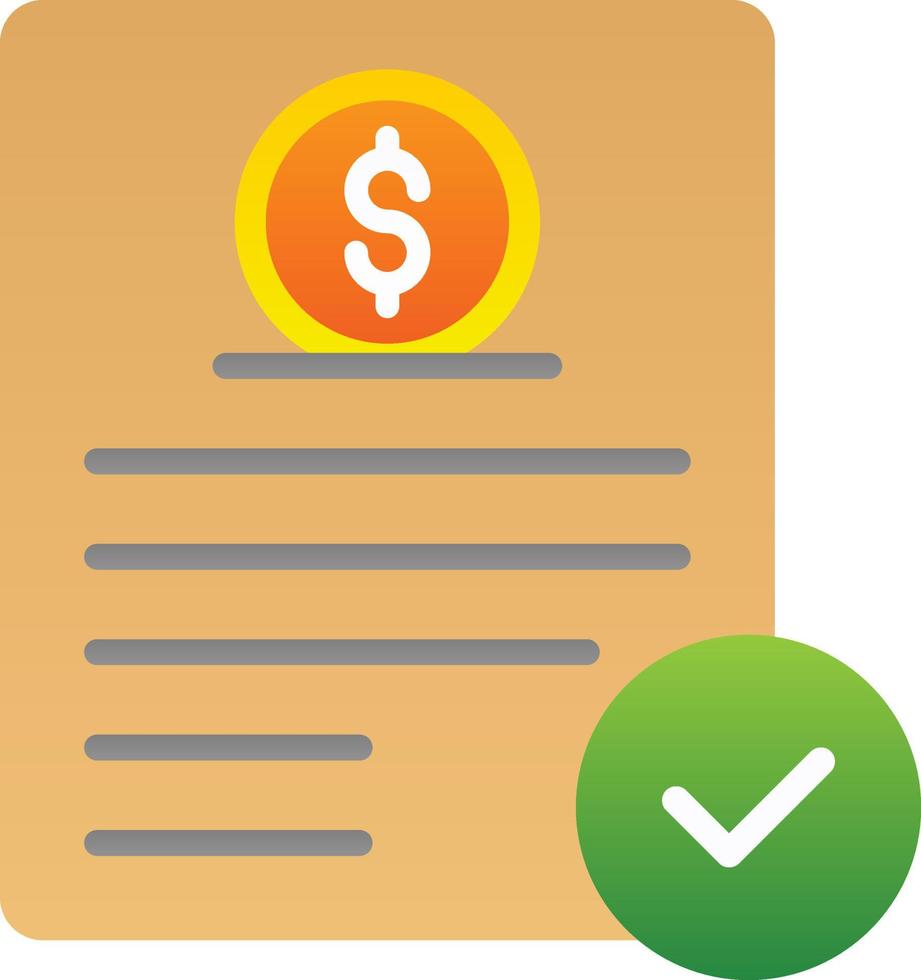 Investment Agreement Vector Icon Design