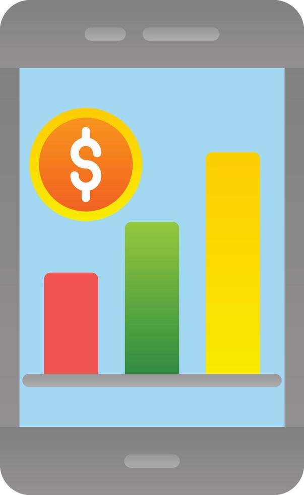 Online Investment Vector Icon Design