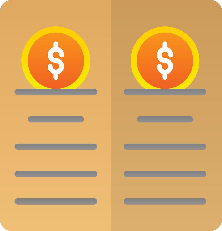 Balance Sheet Vector Icon Design